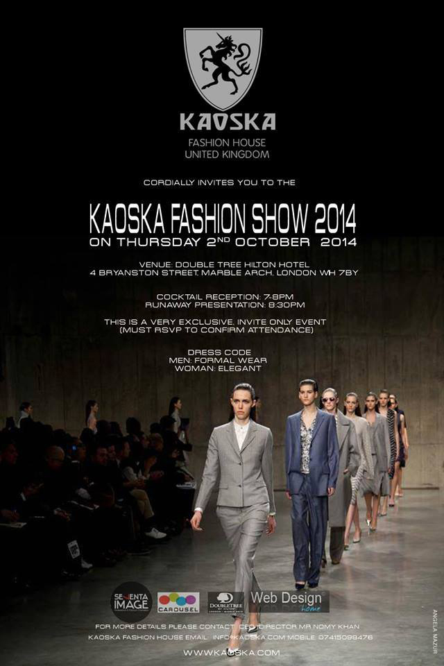 Diana Ellis Jones: modeling for Kaoska Fashion Show