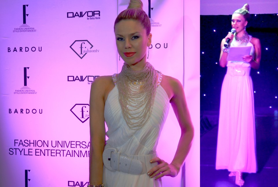 Diana Ellis Jones - Presenter - London Fashion Week 2015